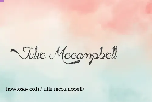 Julie Mccampbell