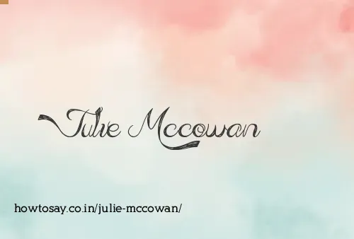 Julie Mccowan