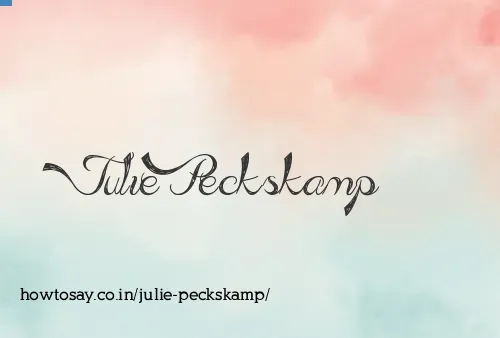 Julie Peckskamp