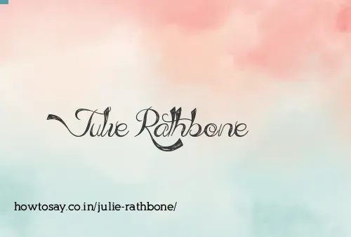 Julie Rathbone
