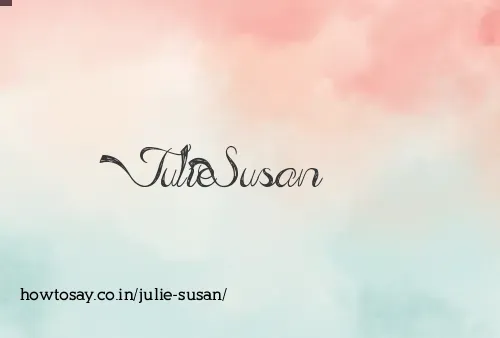 Julie Susan