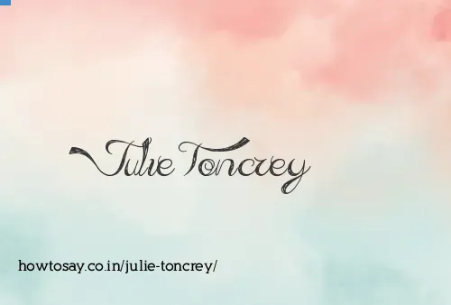 Julie Toncrey