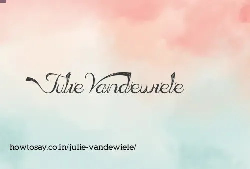 Julie Vandewiele