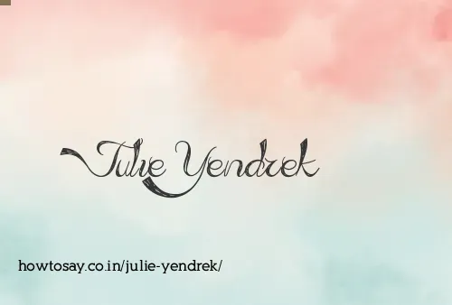 Julie Yendrek