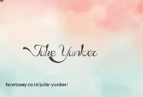 Julie Yunker