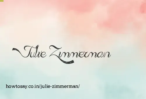 Julie Zimmerman