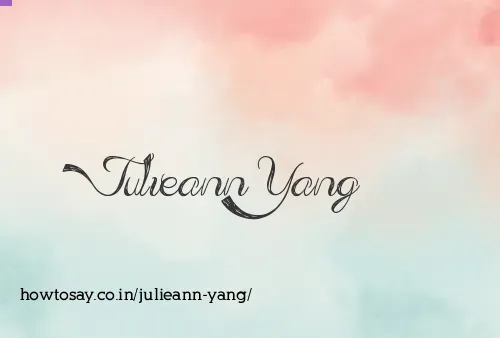 Julieann Yang