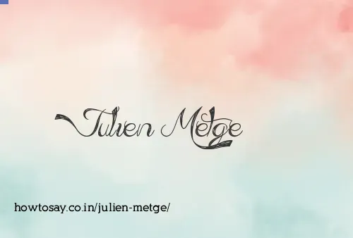 Julien Metge