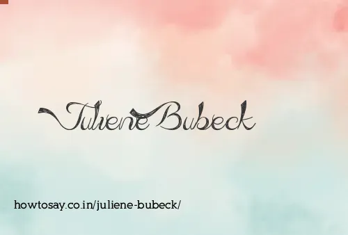 Juliene Bubeck