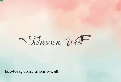 Julienne Watt