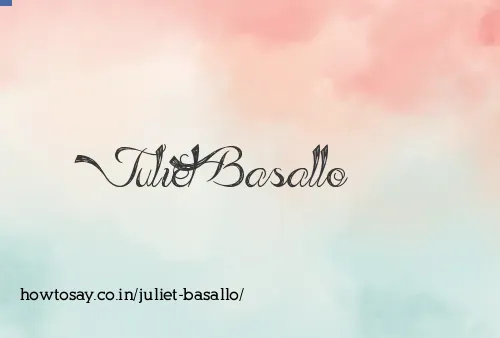 Juliet Basallo