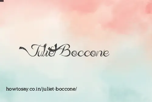 Juliet Boccone