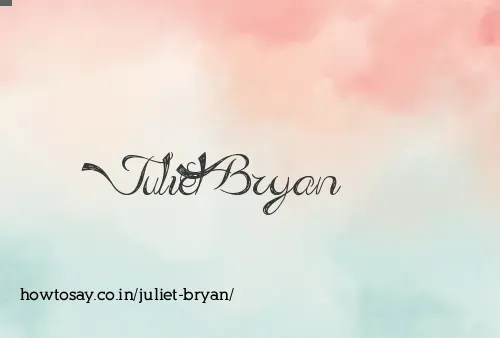 Juliet Bryan