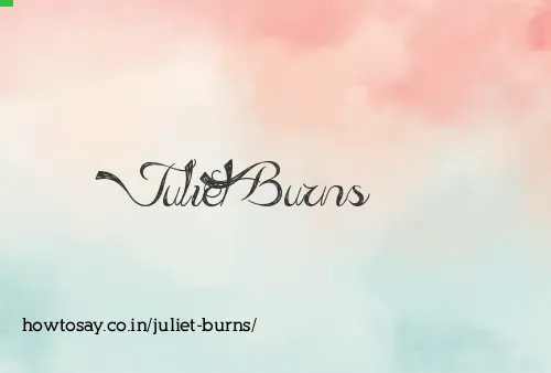 Juliet Burns