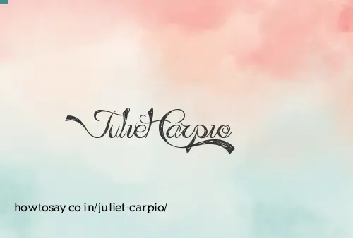 Juliet Carpio