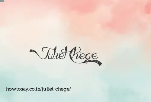 Juliet Chege