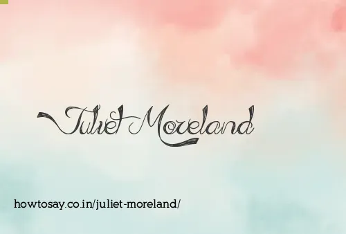 Juliet Moreland