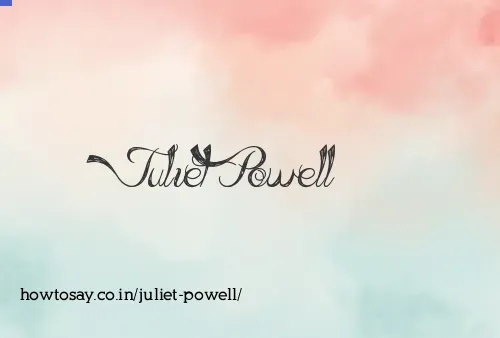 Juliet Powell
