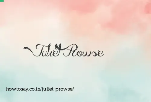 Juliet Prowse