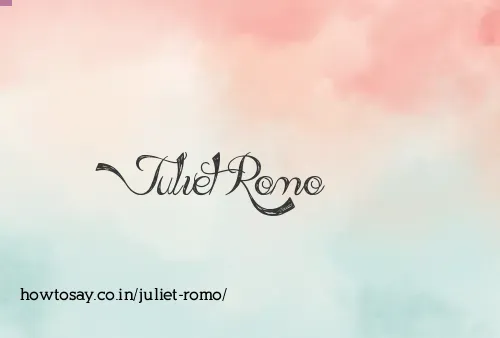 Juliet Romo
