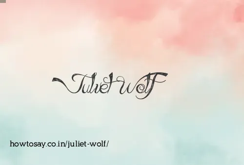Juliet Wolf