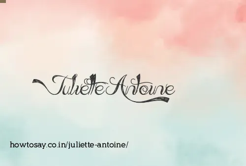 Juliette Antoine