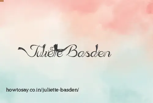 Juliette Basden