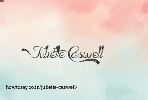 Juliette Caswell