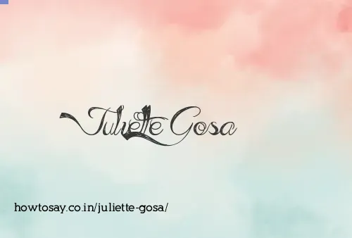Juliette Gosa