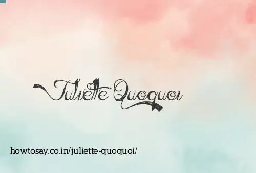 Juliette Quoquoi