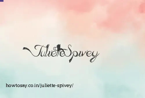 Juliette Spivey