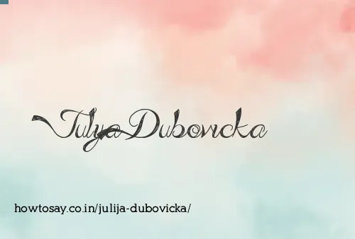 Julija Dubovicka