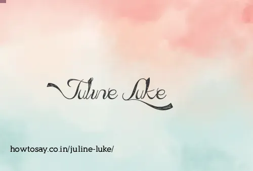 Juline Luke