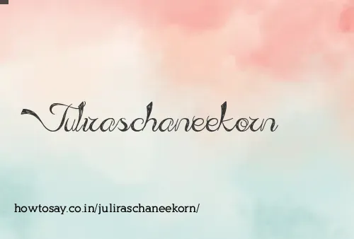 Juliraschaneekorn