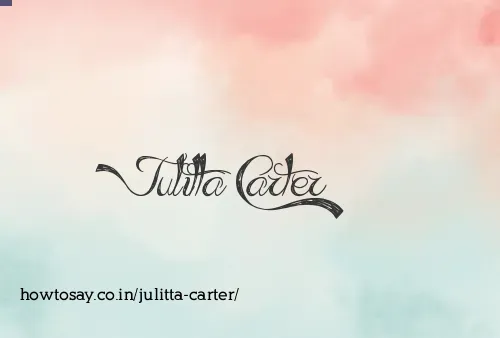 Julitta Carter