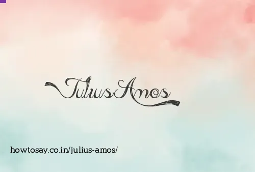 Julius Amos