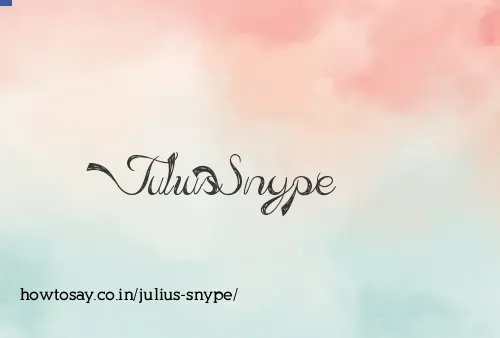 Julius Snype