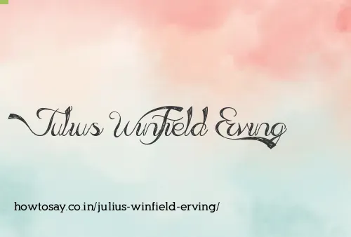 Julius Winfield Erving