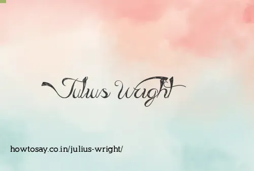 Julius Wright