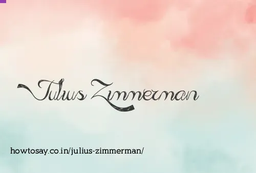 Julius Zimmerman