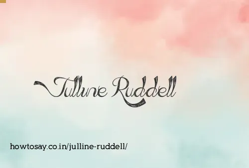 Julline Ruddell