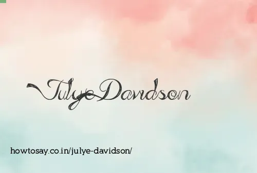Julye Davidson