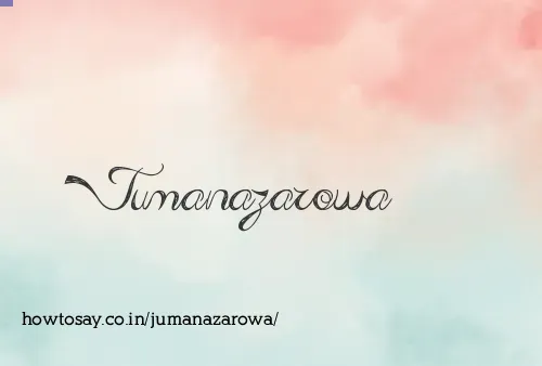 Jumanazarowa