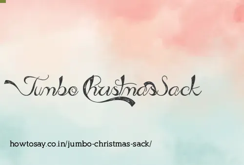 Jumbo Christmas Sack