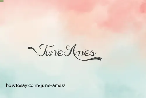 June Ames