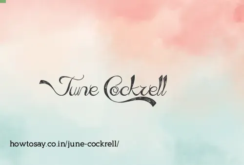 June Cockrell
