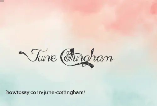 June Cottingham