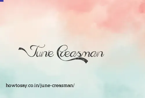 June Creasman
