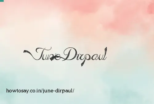 June Dirpaul