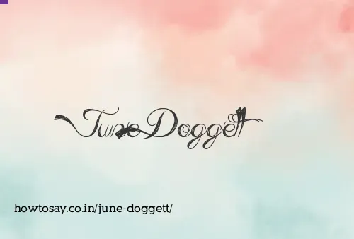 June Doggett